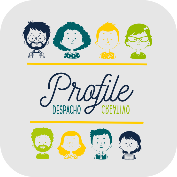 Logotipo de Carrusel de Profile Despacho Creativo